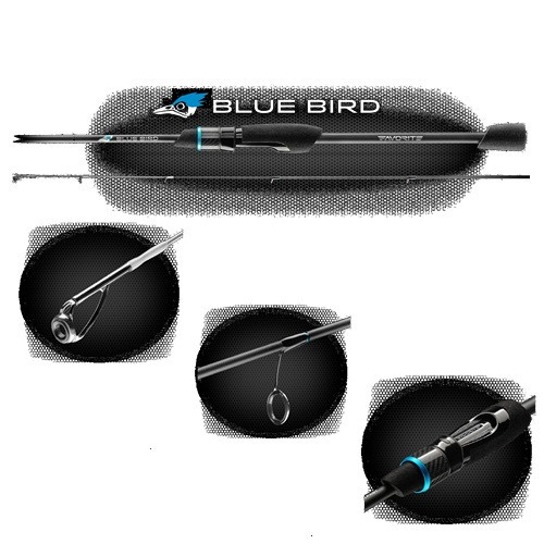Спінінг Favorite Blue Bird BB1-802L-T 2.40m 3-12g Fast