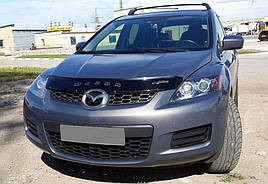 Дефлектор капоту, мухобойка Mazda CX-7 2006-2013