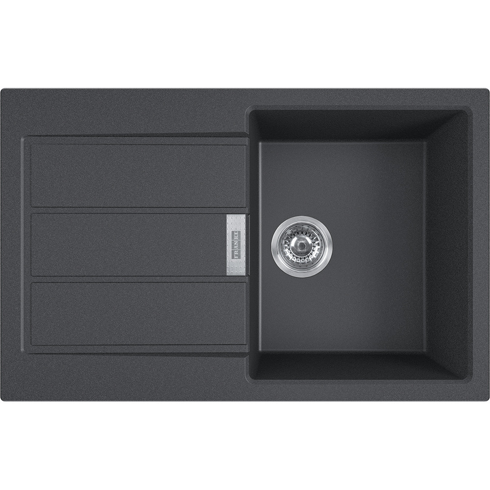 Мийка для кухні Franke Sirius 2.0 S2D 611-78 тектонайт чорна 7850, фото 1