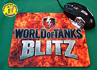 Коврик под мышку. World of Tanks Blitz (Тканевый)