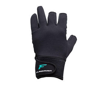 Рукавички спінінгіста Flagman Fishing Gloves Titanium Coated M