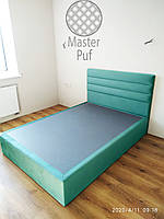 Ліжко подіум односпальне з м'яким наголов'ям