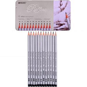 Набір простих олівців Marco 7000/12 TN у металевому пеналі