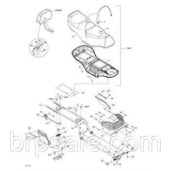 Черный дротик Can-Am BRP DART-BLACK - фото 2 - id-p736961900