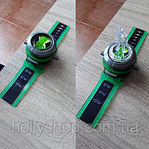 Проєкційний годинник Бен 10 зі звуком і світлом — Ben10 Omnitrix Projecto бен тен, фото 5