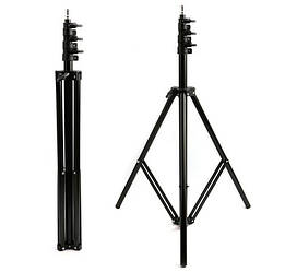 Стійка студійний штатив для кільцевих ламп UKC 210 см Розкладна підставка-тринога