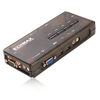 Комутатор KVM Edimax EK-UAK4 USB на 4 ПК із кабелями