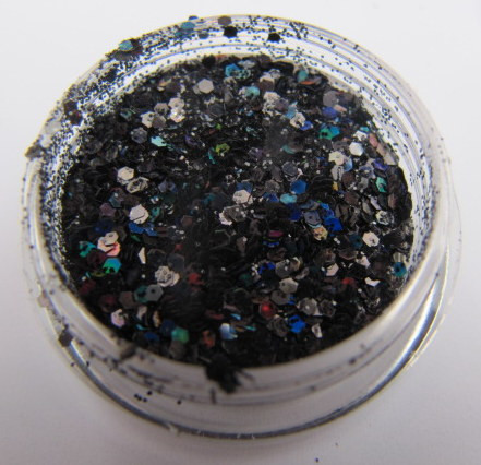 Прикраса для дизайну нігтів "Брокард", колір чорний, фото 1