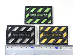 Нашивка Off white 60х40 мм