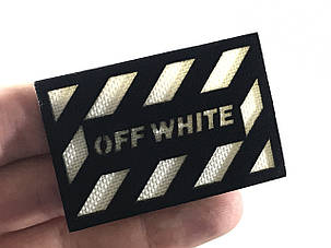 Нашивка Off white 60х40 мм, фото 2