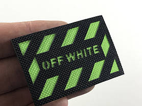 Нашивка Off white 60х40 мм, фото 3