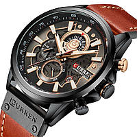 Curren 8380 Black-Brown