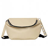 Красная женская сумка из матовой эко-кожи с длинным ремешком через плечо, фото 8