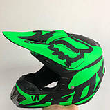 +3 Подарунки Мото Шлем Шолом FOX Мотокросс Мотокрос Квадроцикл, фото 3