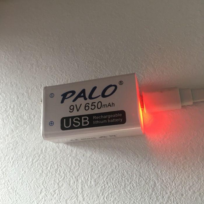 Palo Крона 9В 650mAh 2020 Акумулятор Акумулятор Пинпоинтер