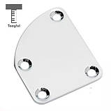 Кріплення для грифа некплейт neckplate електрогітари бас-гітари Fender Stratocaster Telecaster JAGUAR deluxe, фото 5