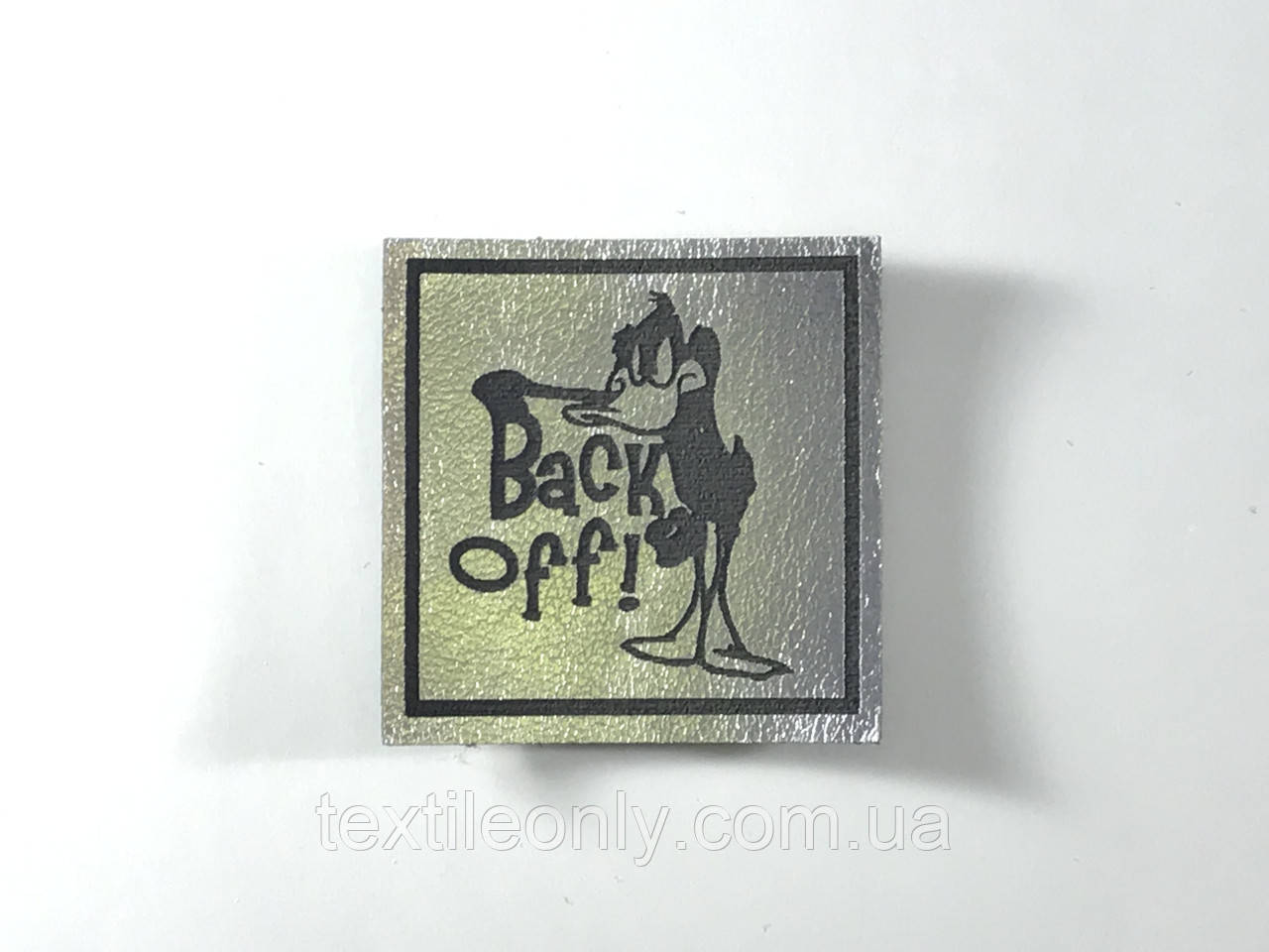 Нашивка Даффі Дак/Daffy Duck 35х35 мм