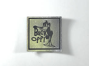 Нашивка Даффі Дак/Daffy Duck 35х35 мм, фото 1