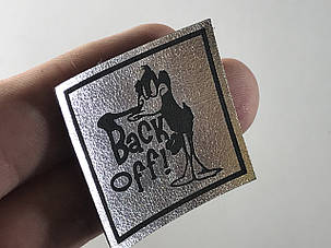 Нашивка Даффі Дак/Daffy Duck 35х35 мм, фото 2