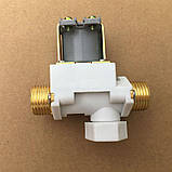 Електричний соленоїдний клапан 1/2", DC 24В, фото 2