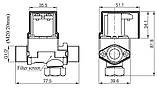 Електричний соленоїдний клапан 1/2", DC 24В, фото 3