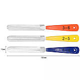 Набір напилок напилок для пропилювання верхнього поріжка гітари електрогітари надфілією, фото 3