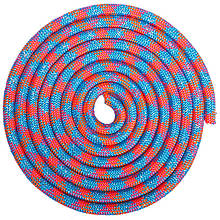 Скакалка для художньої гімнастики 3 метри, діаметр 10 мм, Синій/Червоний