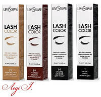 Краска для ресниц и бровей LeviSsime LashColor 7-7, 3-7, 1, 1-1. Набор четыре цвета