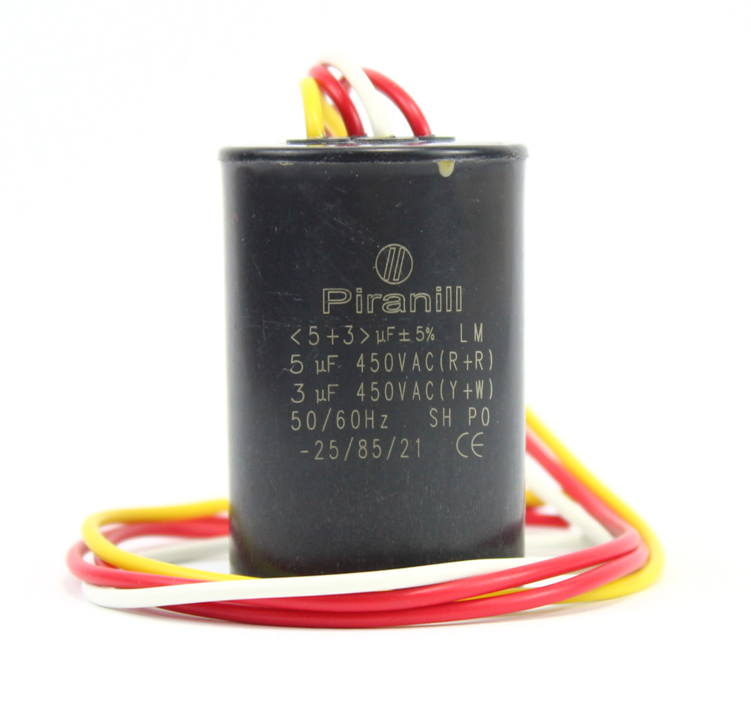 Конденсатор CBB60 5+3 мкФ, 450 V подвійний, фото 1