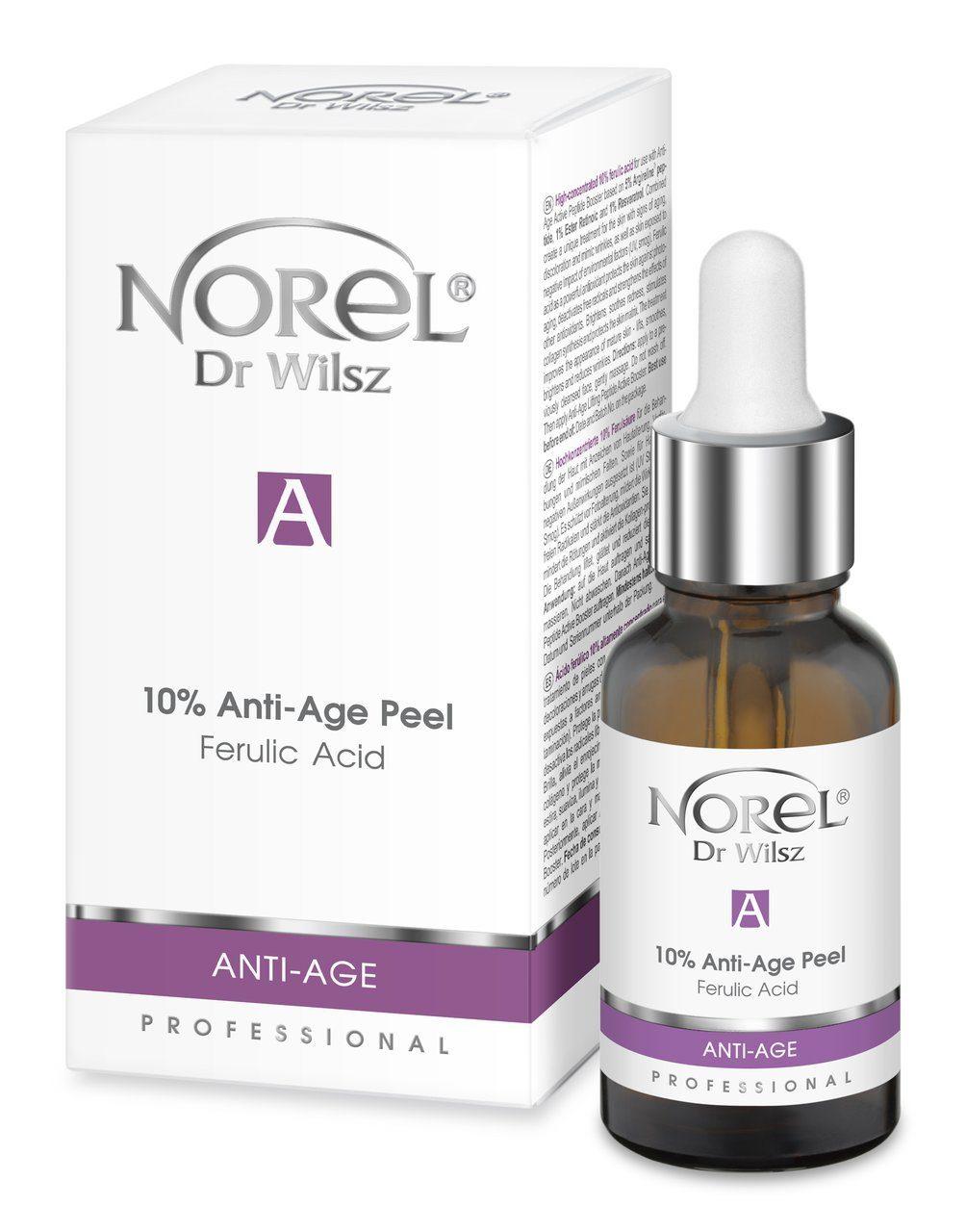 Антиейдж пілінг з ефектом Botox з феруловою кислотою та нейропептидом Norel Glow Skin Anti-Age Peel Ferulic A