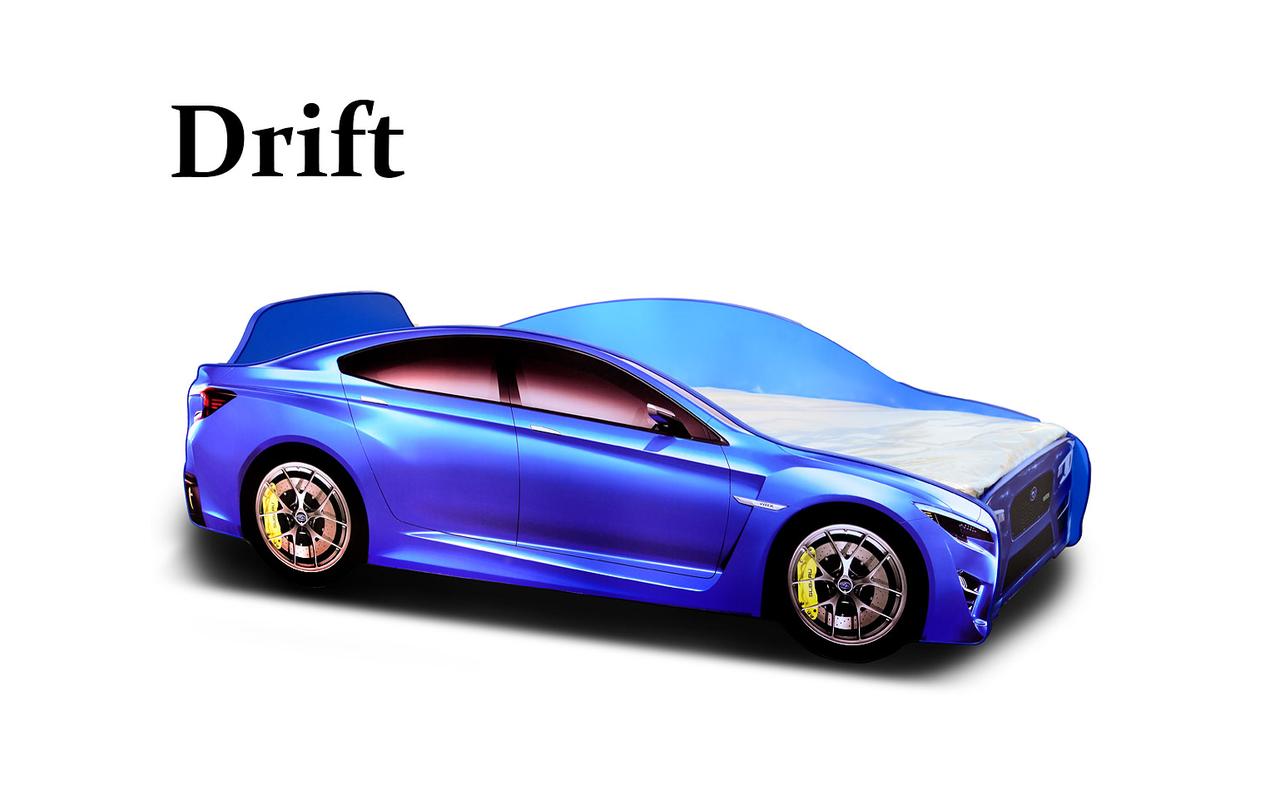 Дитяче ліжко машина з МДФ Drift, забарвлення на ваш вибір 80*170 см