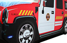 Дитяче ліжко машина з МДФ пожежна машина джип Hummer (спальне місце 70*150 см), фото 2