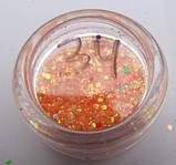 Прикраса для дизайну нігтів "Брокард", колір помаранчевий, фото 2