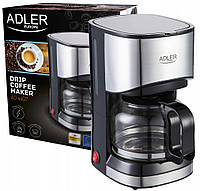 Новая кофеварка капельного типа со стеклянной колбой Adler AD4407 из Европы с гарантией