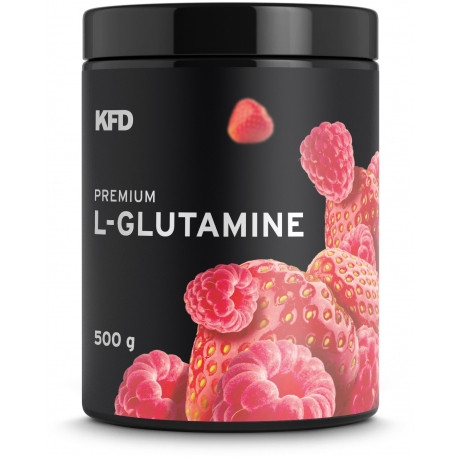 Глютамін KFD PREMIUM GLUTAMINE 500 грам Смак: тропічні фрукти
