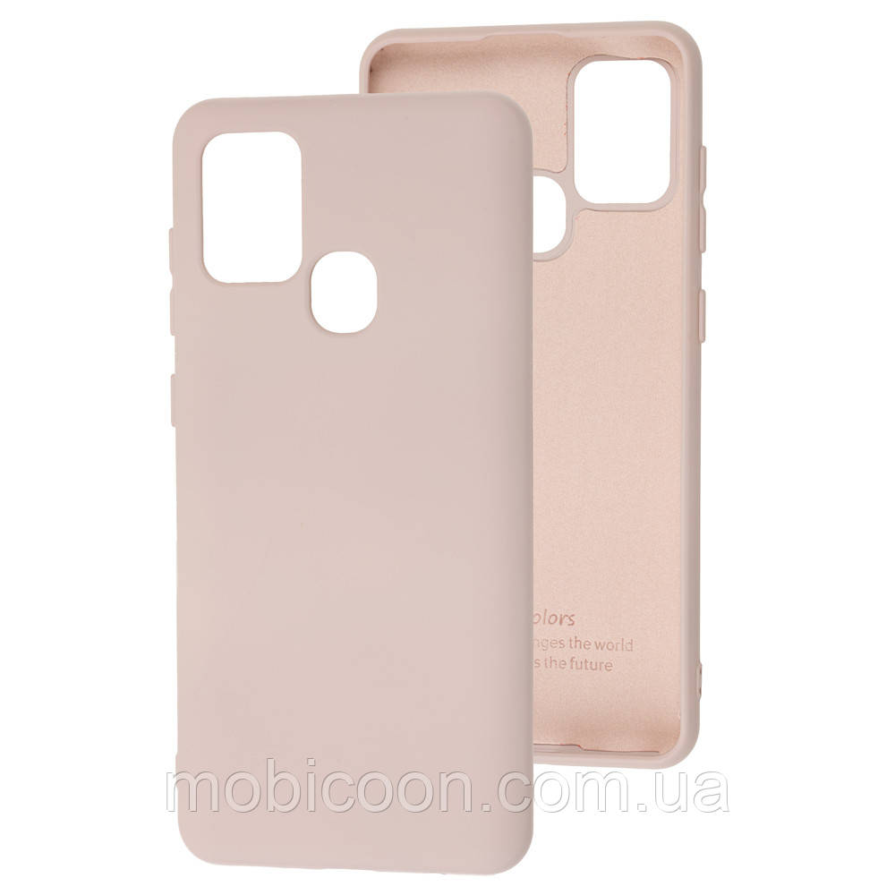 Чохол Silicone Case для Samsung Galaxy A21s A217 Pink Sand (самсунг галаксі а21с)