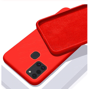 Чохол Silicone Case для Samsung Galaxy A21s A217 Red (самсунг галаксі а21с)