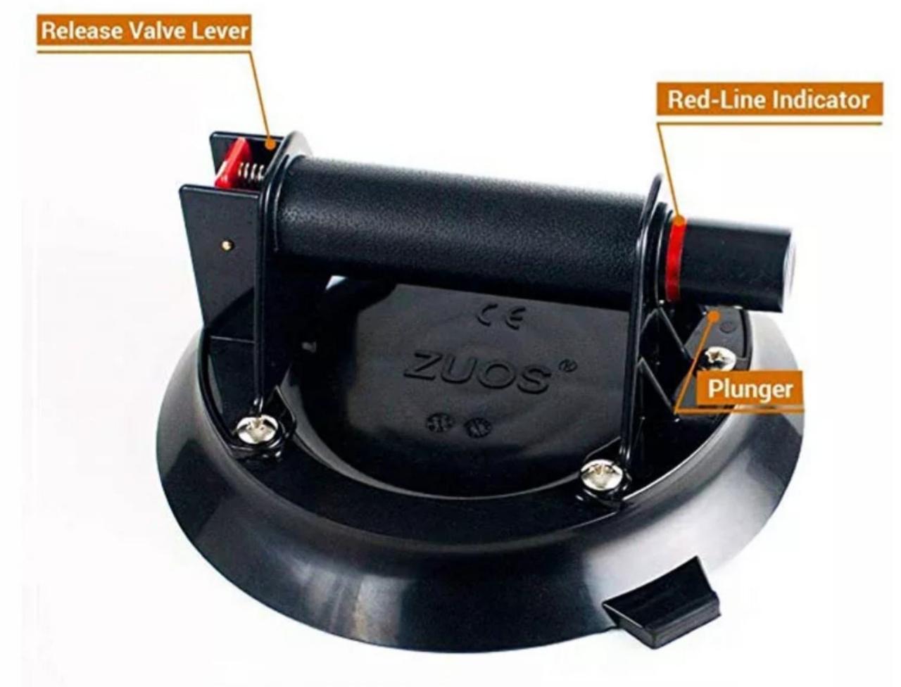 Присоска з помпою вантажопідйомність 100 кг, фото 1