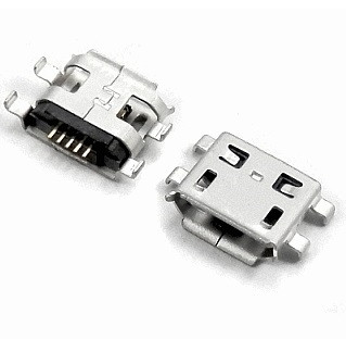 Роз'єм Micro USB 5pin з бортиком Тип B