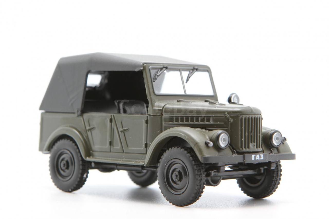 Автолегенди №59 ГАЗ-69А хакі | Колекційна модель 1:43 | DeAgostini