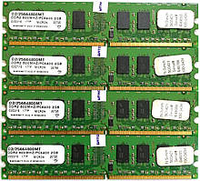 Комплект оперативной памяти DDR2 8Gb (4*2Gb) 800MHz PC2 6400U 2R8 CL6 (D2/25664800MT) с чипами Micron Б/У