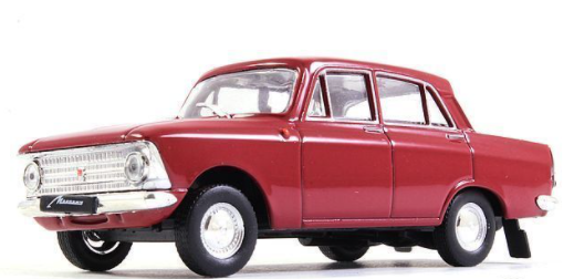 Автолегенди №46 Москвич-412 червоний | Колекційна модель 1:43 | DeAgostini