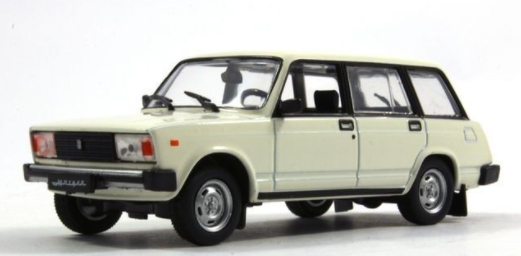 Автолегенди №43 ВАЗ-2104 "Жигулі" білий | Колекційна модель 1:43 | DeAgostini