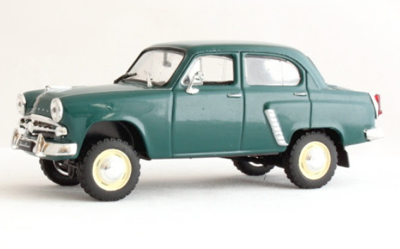 Автолегенди №42 Москвич-410 темно-зелений | Колекційна модель 1:43 | DeAgostini