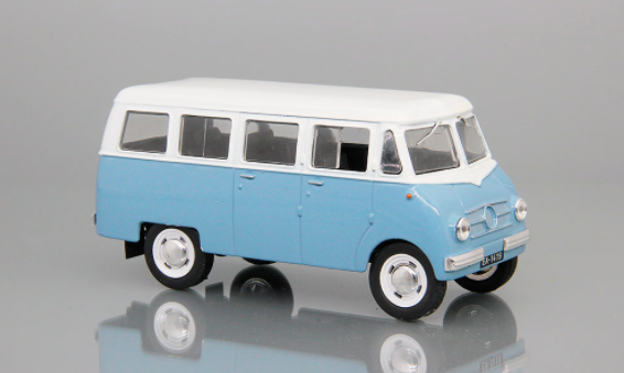 Автолегенди №159 NYSA N59 (Польща) білий з голубим | Колекційна модель 1:43 | DeAgostini
