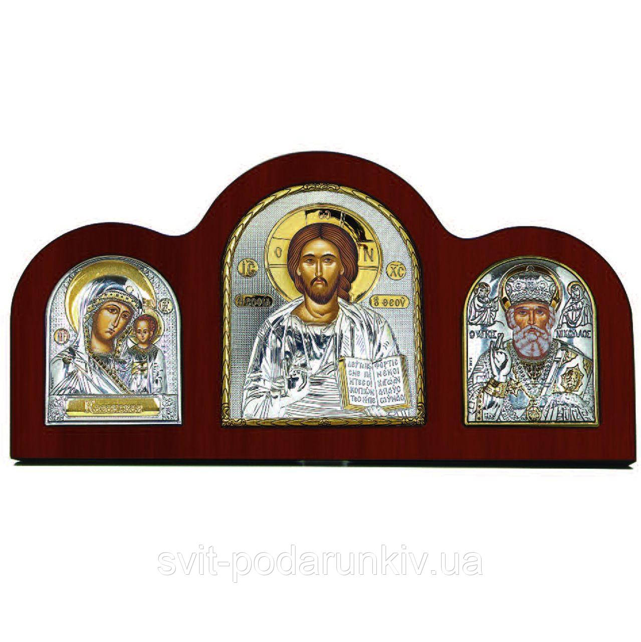 Икона Триптих EPT3-001XAG Silver Axion, фото 1