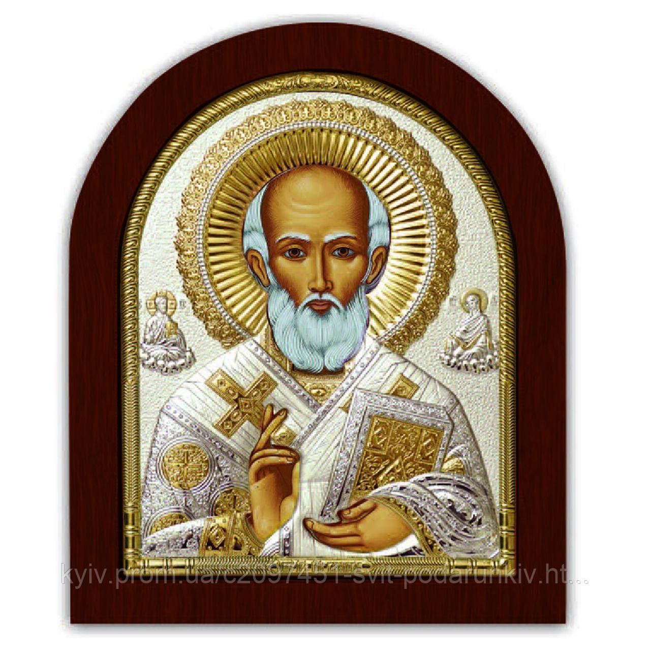 Ікона Св. Микола Чудотворець EP4-183XAG/P Silver Axion, фото 1