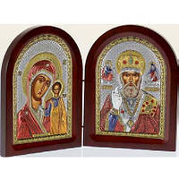 Икона складень Казанская Богородица и Святой Николай MA/E1355-30XC Prince Silvero