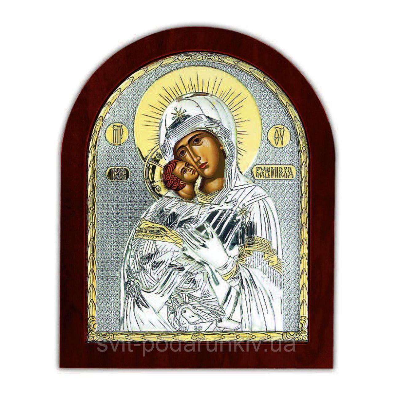 Ікона Володимирська Богоматері EP2-007XAG/P Silver Axion, фото 1