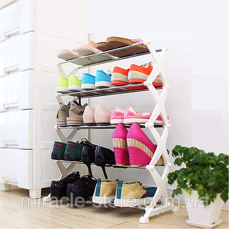 Стійка для взуття Shoe Rack органайзер полку, фото 2